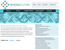 Tablet Screenshot of genomicfuture.com